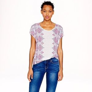 JCREW linen dolman tshirt